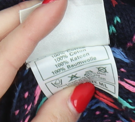 Laura Ashley Multicoloured Crew Neck Jumper, Size M