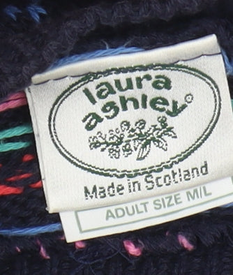 Laura Ashley Multicoloured Crew Neck Jumper, Size M