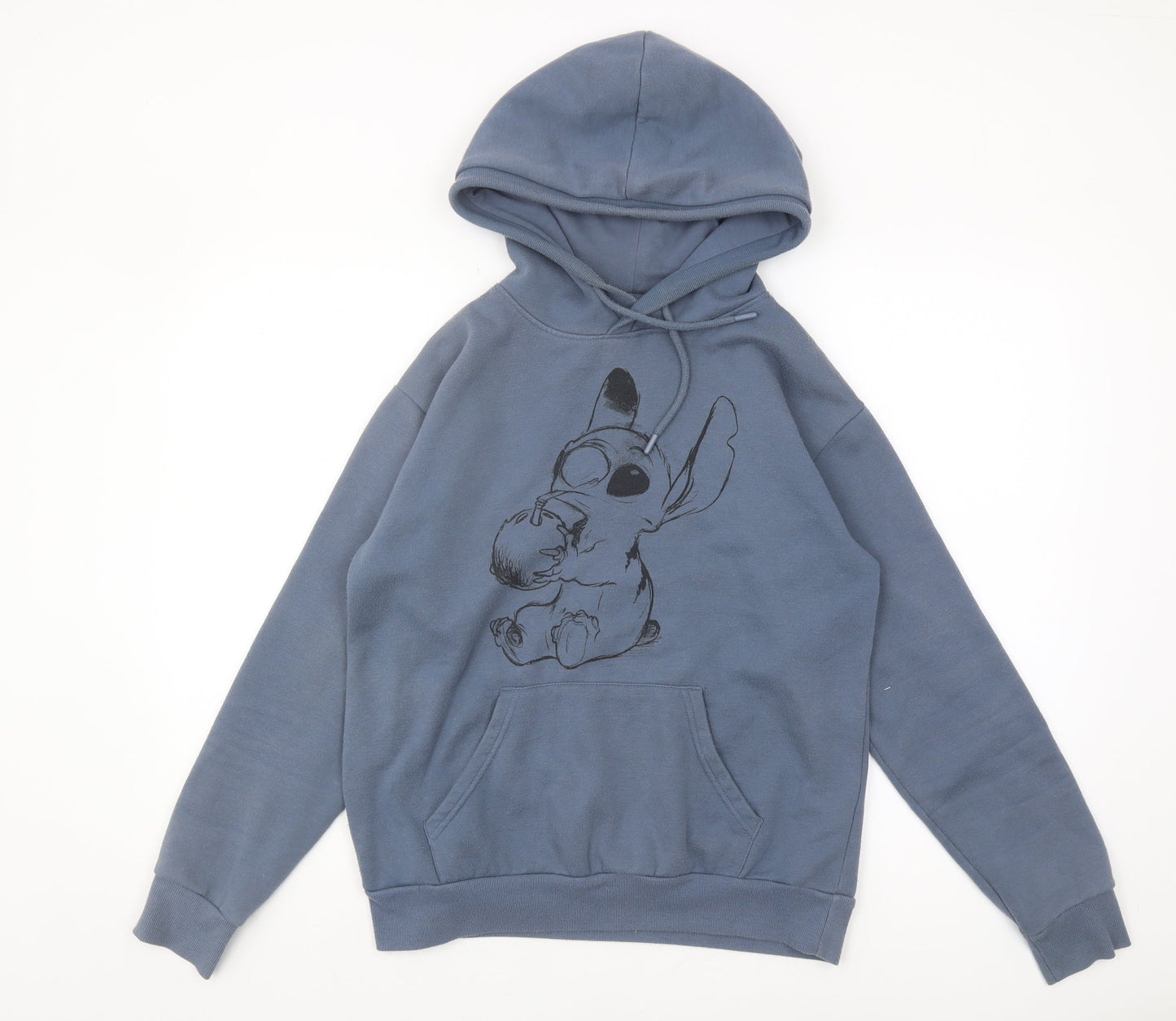 Disney Women’s Blue Pullover Hoodie XS - Stitch Character