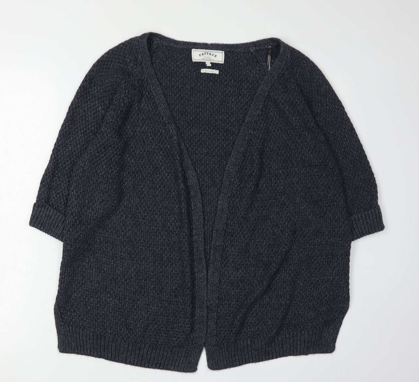 FatFace Women's Blue Cardigan Size 10 Chunky Knit