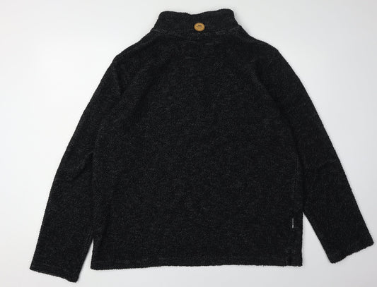 Trespass Men's Black Pullover Sweatshirt, L, Hooded Knit