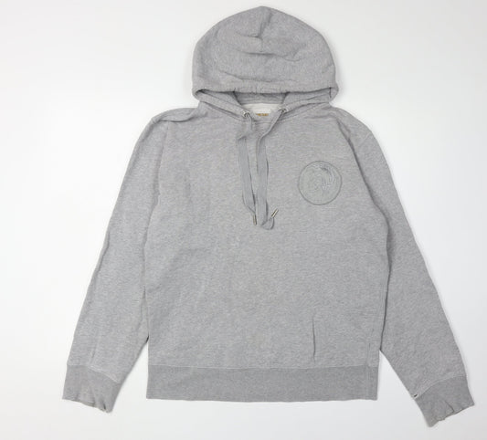 Diesel Men's Grey Pullover Hoodie M Classic Style