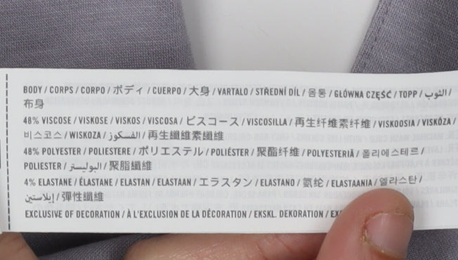 Gilly Hicks Women's Grey Full Zip Hoodie - Size S