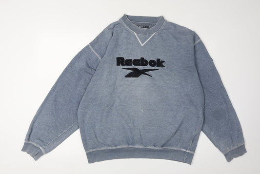 Reebok Men’s Blue Pullover Sweatshirt Medium