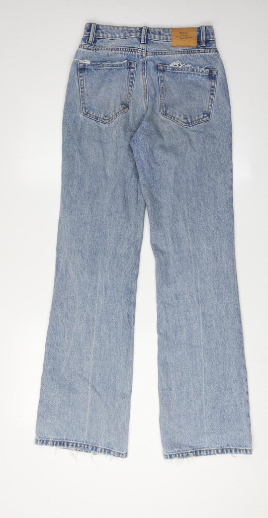 Stradivarius Women's Blue Flared Jeans Size 6