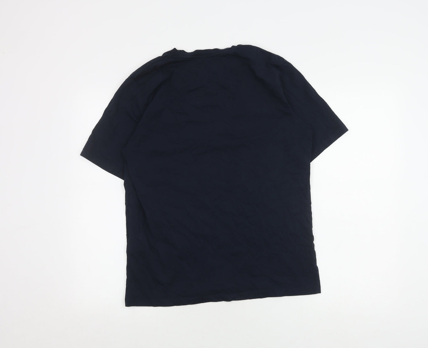 Jack & Jones Men's Blue M Organic Cotton T-Shirt