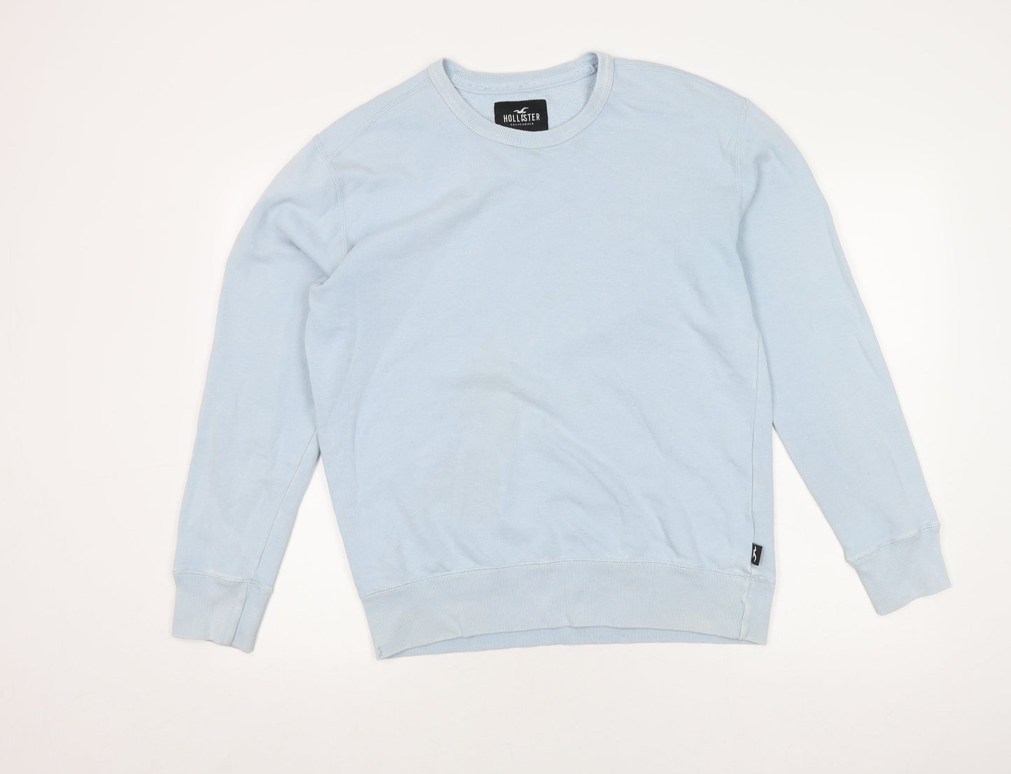 Hollister Men's Blue Pullover Sweatshirt M