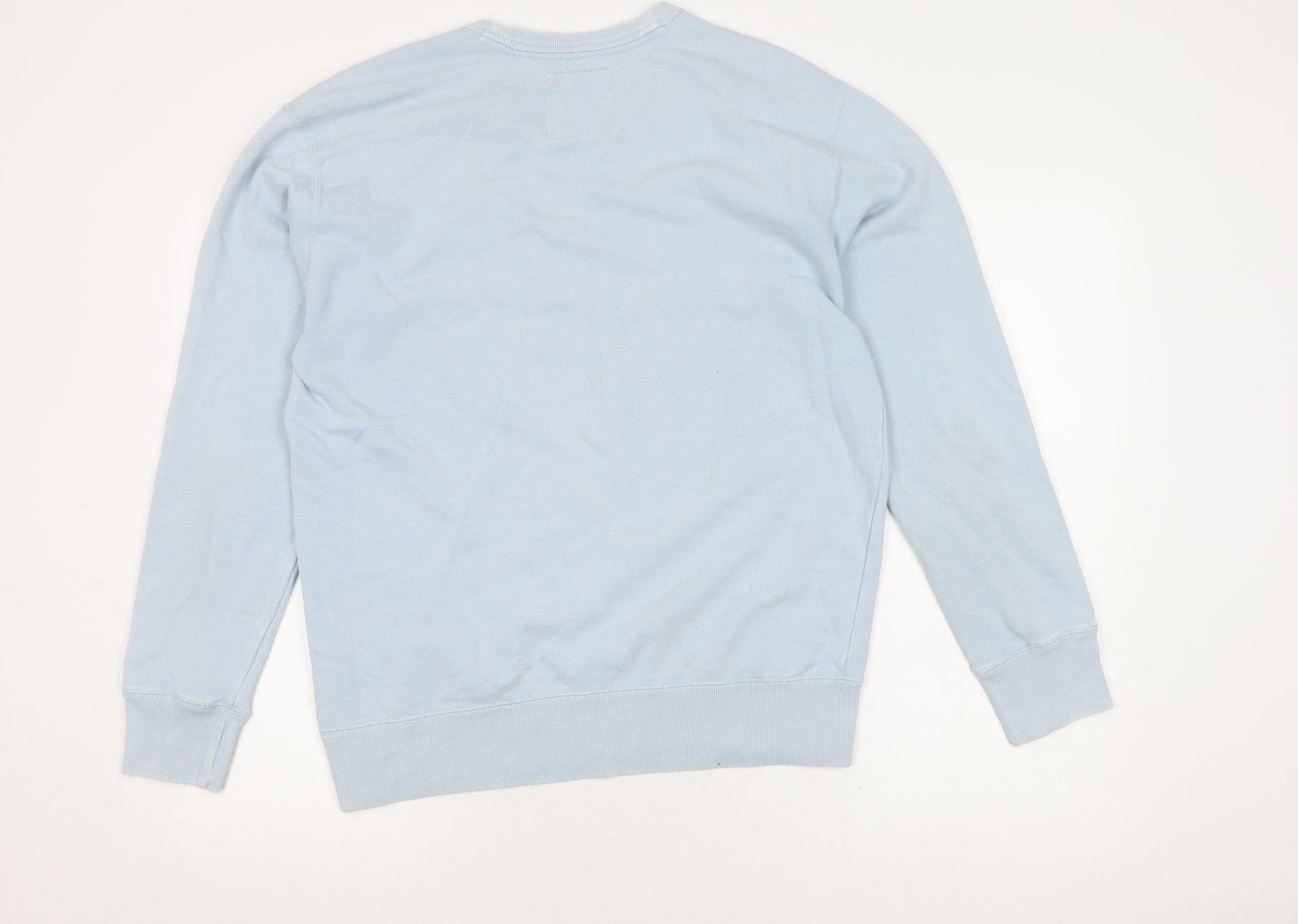 Hollister Men's Blue Pullover Sweatshirt M