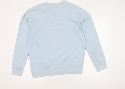 Hollister Men's Blue Pullover Sweatshirt M