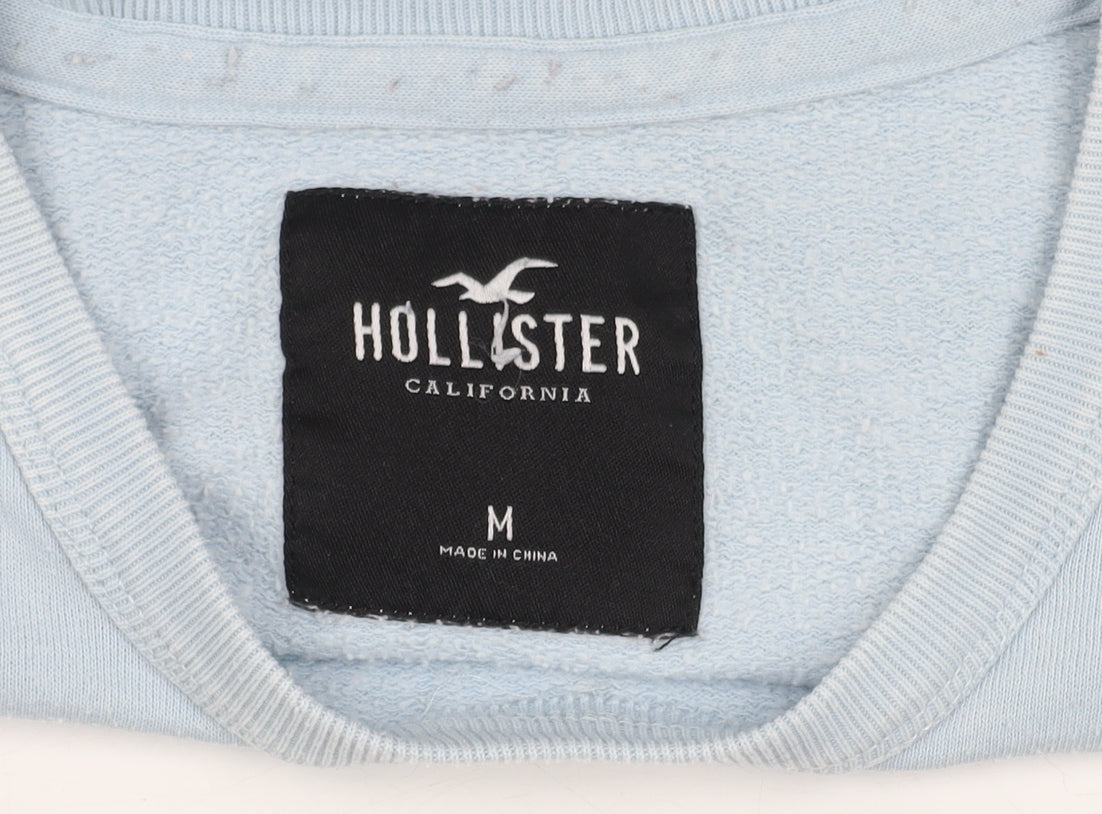 Hollister Men's Blue Pullover Sweatshirt M