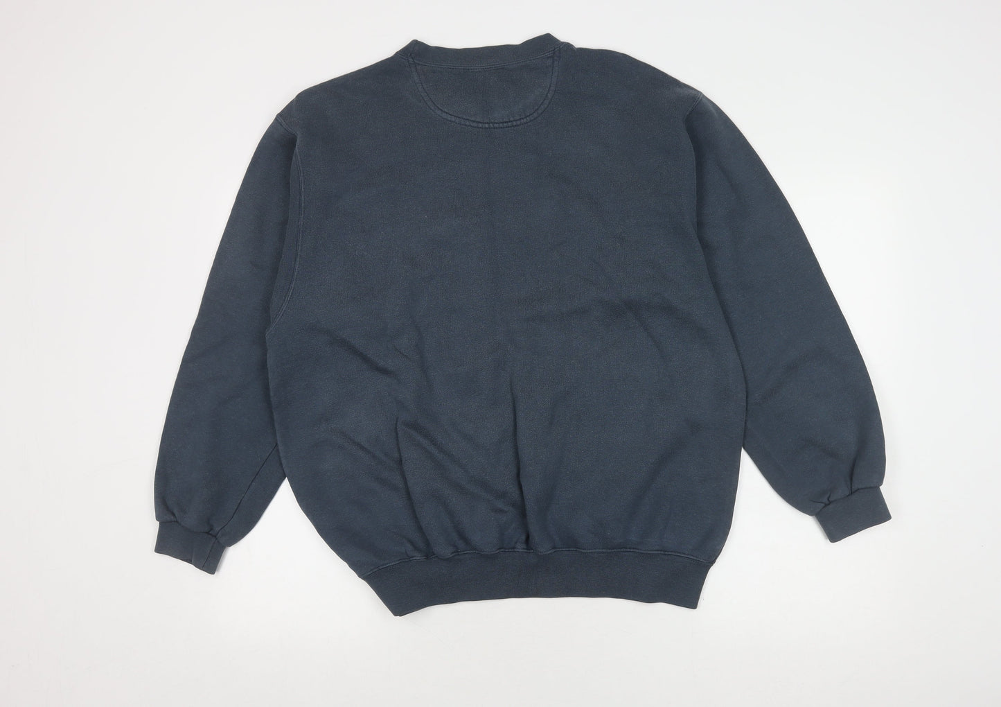 Champion Men's Blue Pullover Sweatshirt, Large