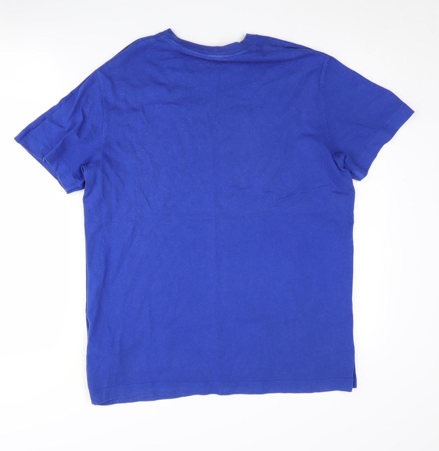 Timberland Men's Blue Medium Logo T-Shirt