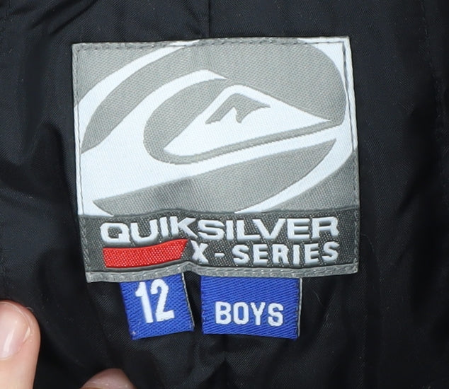 Additional view of Quiksilver boys’ blue snow pants, size 12, years