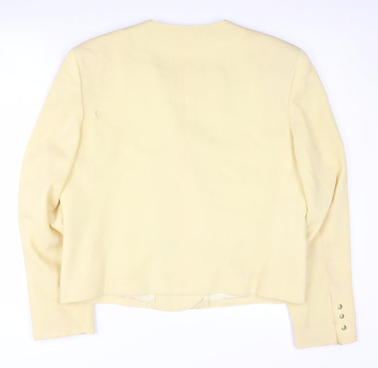 Hucke Mode Ivory Women's Blazer Size 14