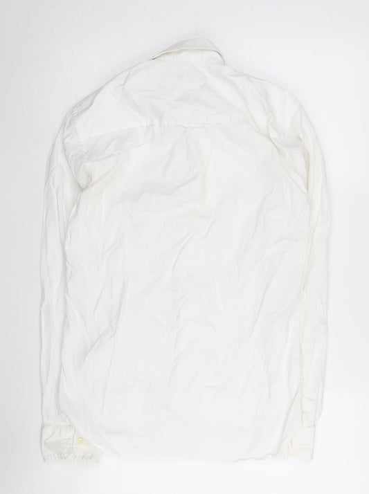 AllSaints Men's White XS Button-Up Casual Shirt