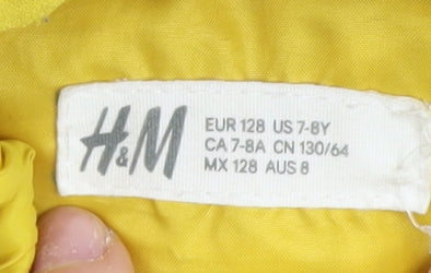 Additional view of H&M boys’ yellow puffer jacket, 9-10 years, hooded, casual