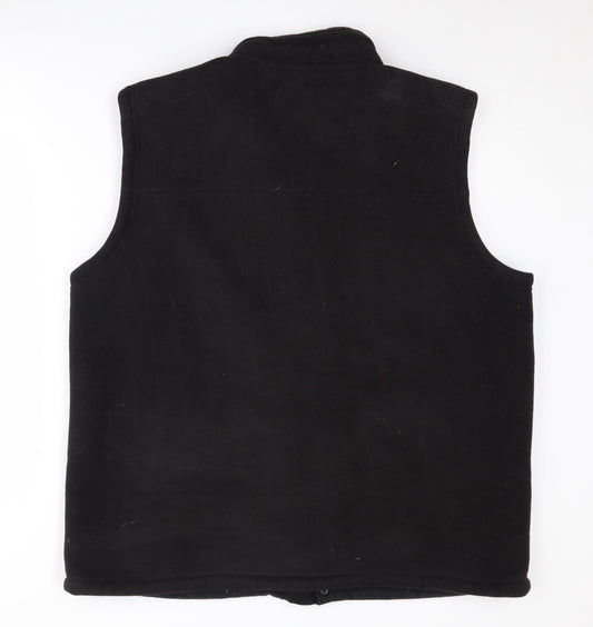 Marks and Spencer Unisex Black XL Waistcoat