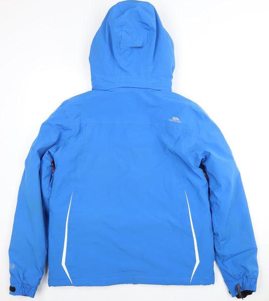 Trespass Men's Blue Waterproof Hooded Jacket 3XS
