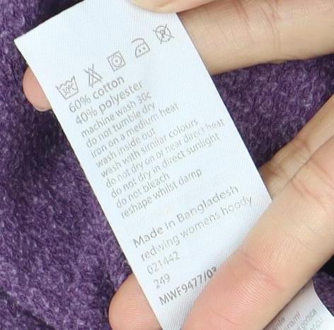 Mountain Warehouse Unisex Purple Hoodie Size 12