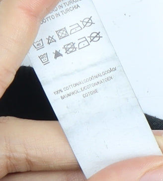 Coca Cola Unisex Black Sweatshirt, Size 16, Logo Accent