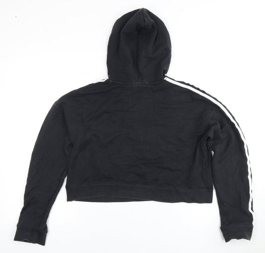 Adidas Women’s Black Hoodie, Size 8, Pullover