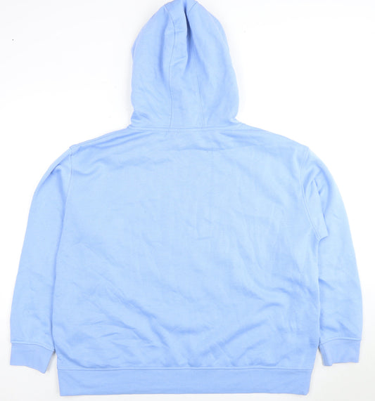 Disney Women's Blue XL Hoodie with Mickey Mouse Print