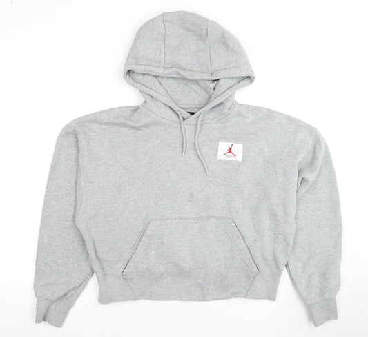 Jordan Unisex Grey Pullover Hoodie M
