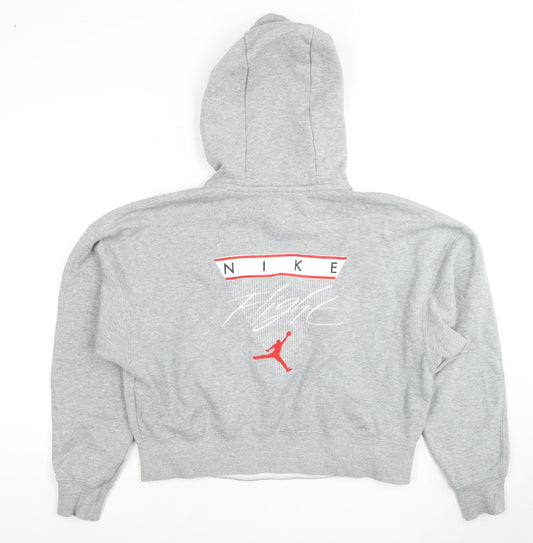 Jordan Unisex Grey Pullover Hoodie M