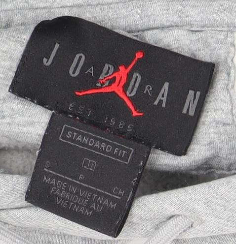 Jordan Unisex Grey Pullover Hoodie M