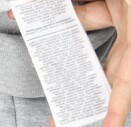 Jordan Unisex Grey Pullover Hoodie M