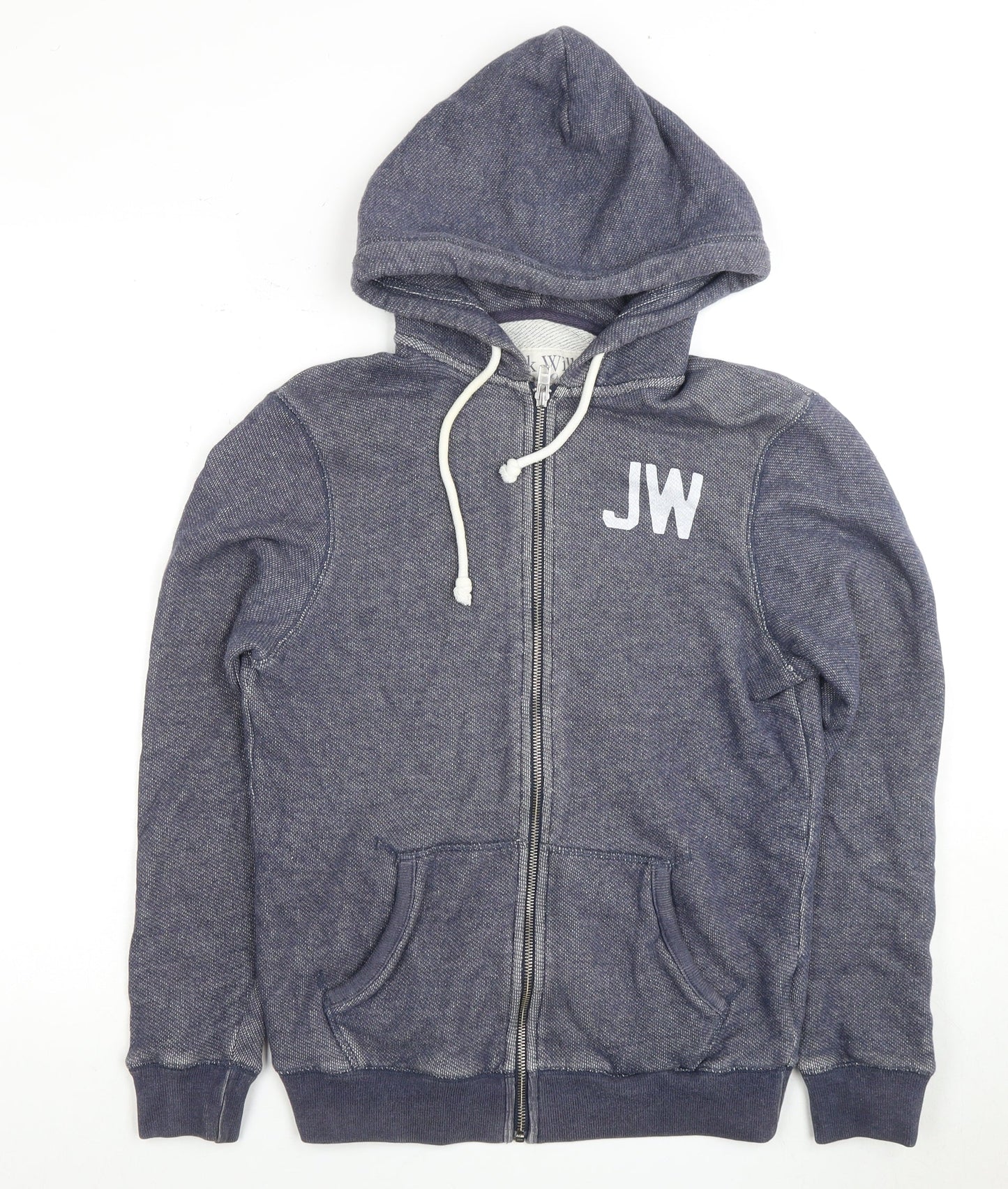 Jack Wills Men's Blue XS Full Zip Hoodie