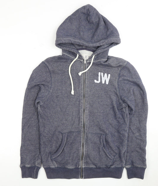 Jack Wills Men's Blue XS Full Zip Hoodie