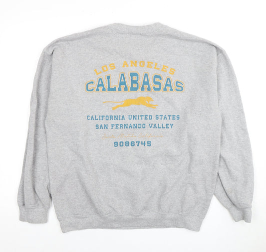 Prettylittlething Grey Unisex Sweatshirt Size 18