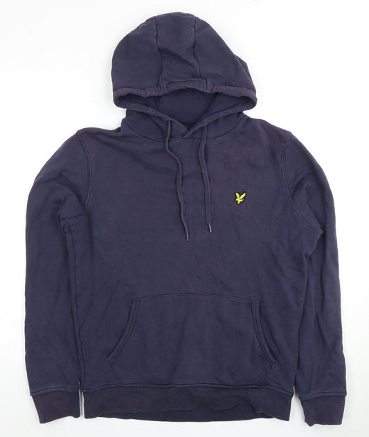 Lyle & Scott Men's Blue Medium Pullover Hoodie