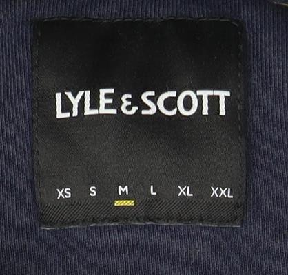 Lyle & Scott Men's Blue Medium Pullover Hoodie