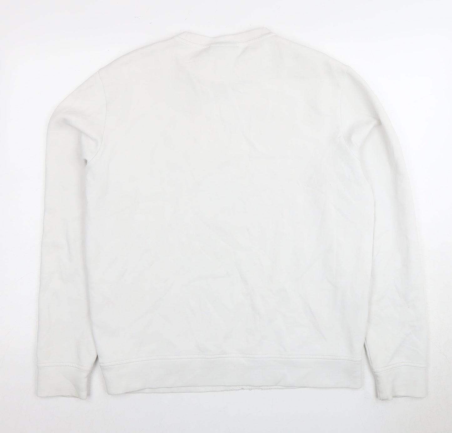 Emporio Armani Men's White Sweatshirt S Logo