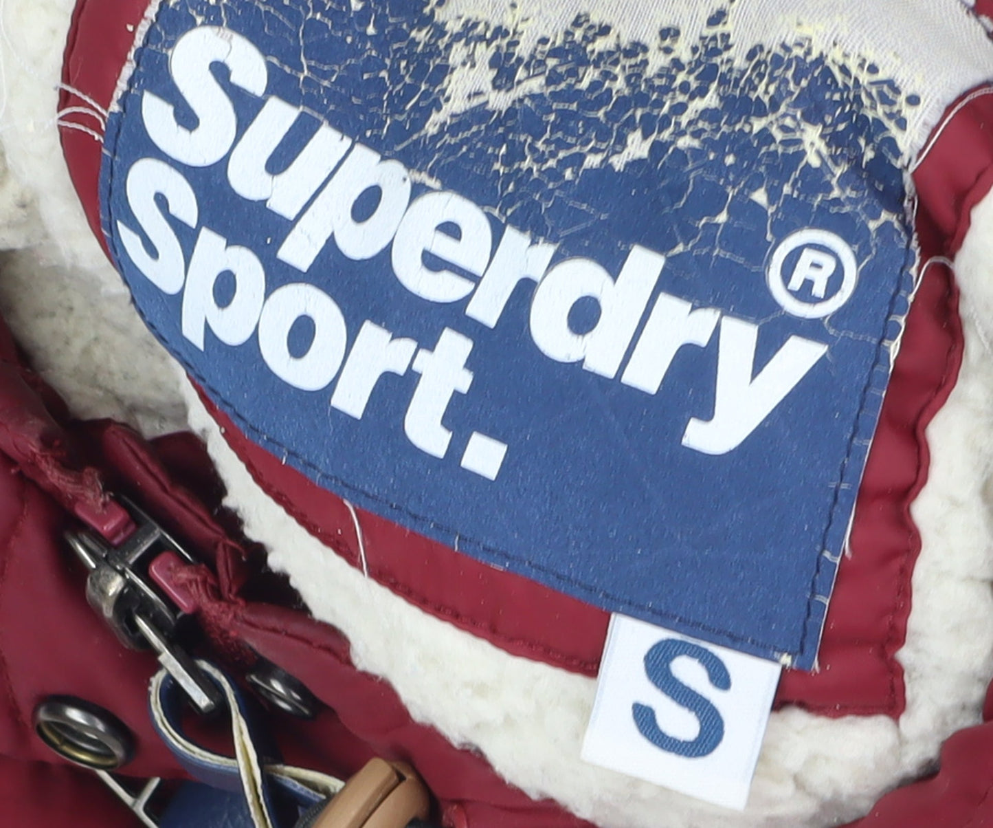 Superdry Women's Red Hooded Waistcoat S