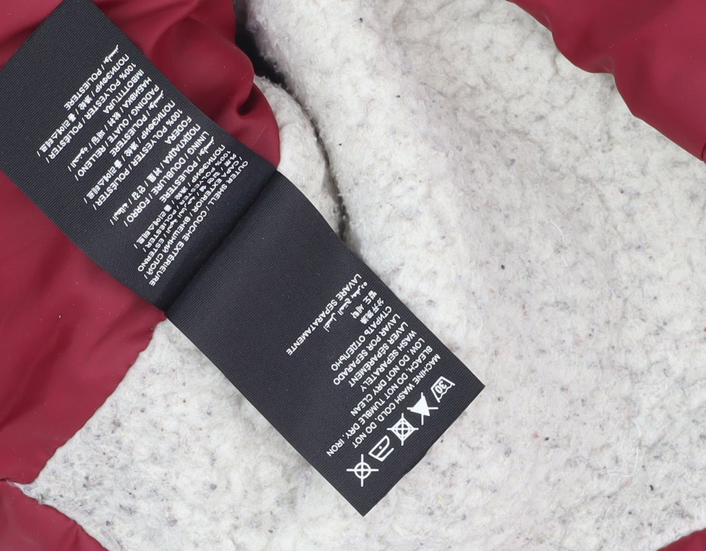 Superdry Women's Red Hooded Waistcoat S