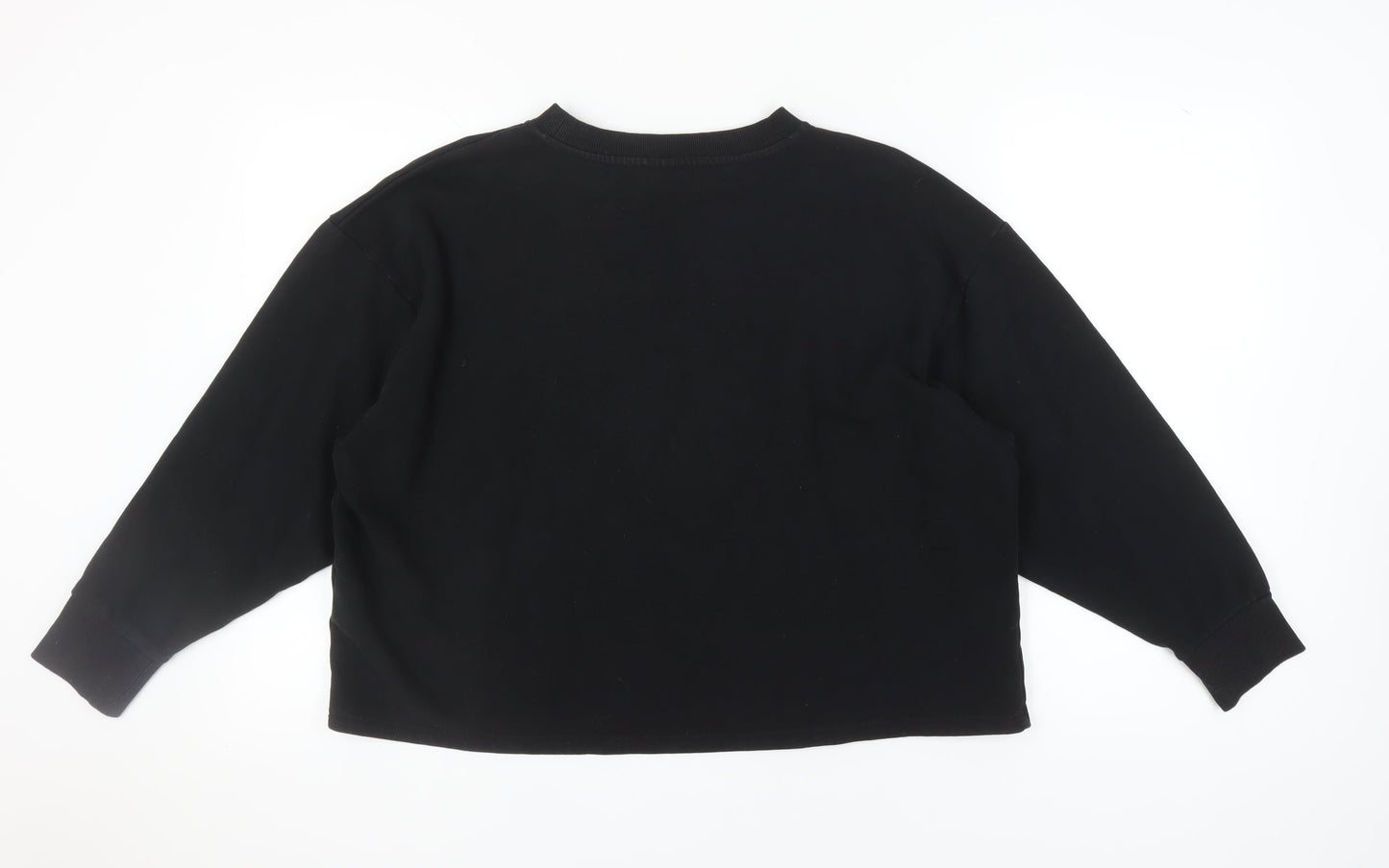 Kappa Unisex Black Sweatshirt L Regular Casual