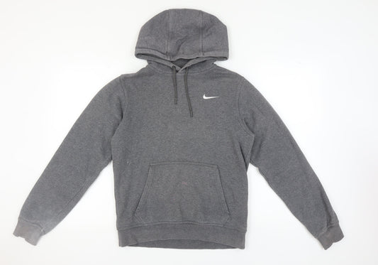 Mens UK S Nike Grey Pullover Hoodie