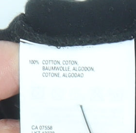 Brand and care label for Mexx Women's Black Long Sleeve Basic T-Shirt L