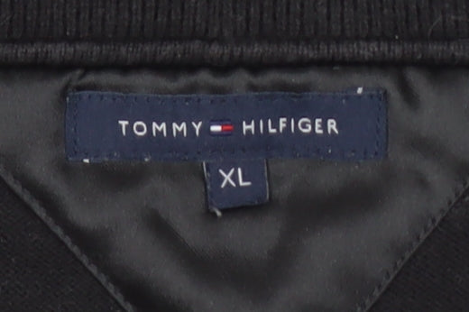 Tommy Hilfiger Women's Black Sequin XL Pullover Jumper