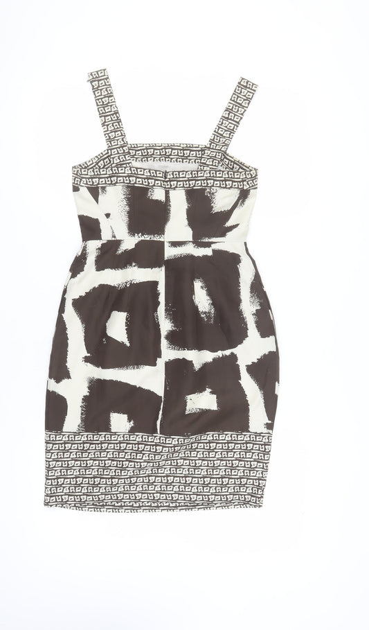 Banana Republic Women's Brown Silk Sheath Dress Size 4