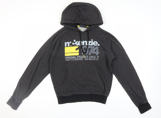 McKenzie Men's Grey Pullover Hoodie S