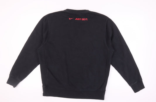Nike Men's Black M Pullover Sweatshirt with Logo