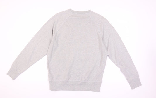 Firetrap Men's M Grey Sweatshirt Pullover, Logo Accent