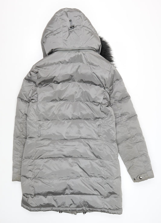 Fenn Wright Manson Women's Grey Puffer Jacket Size 12