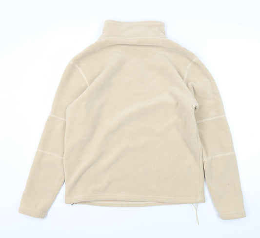 Hugo Boss Men Beige 1/2 Zip Sweatshirt S