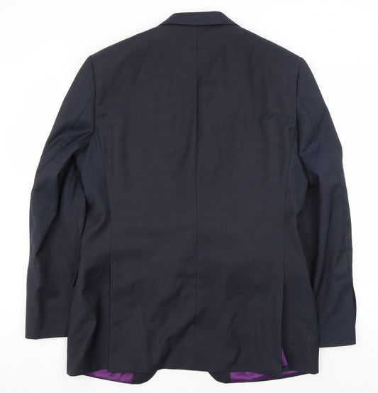 Austin Reed Men's Blue Wool Blazer, Size 42R