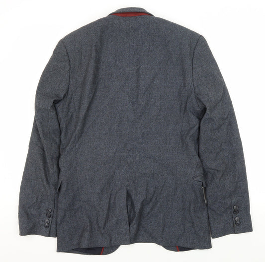 Hugo Boss Grey Men's Blazer 36R Classic Business